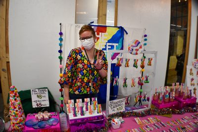 The Sweet Cute booth at 2021 Holiday Market.