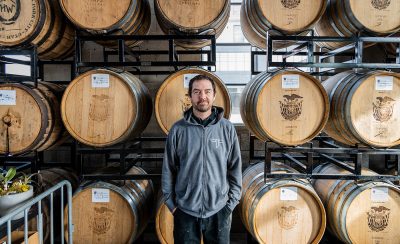 “We just received our foeders,” Templin says with excitement. “It’s just a big wood maturation vessel."