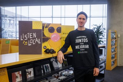 With the help of volunteers from the library and SLUG Magazine, Jason Rabb has led the effort of digitizing over a thousand CDs and tapes.