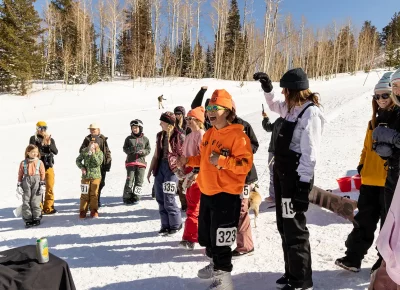 Riders wait on the judges decisions.