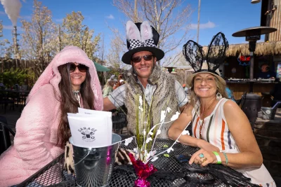 Bunny Hoppers (L-R) Mercedes, Mike and Kim.