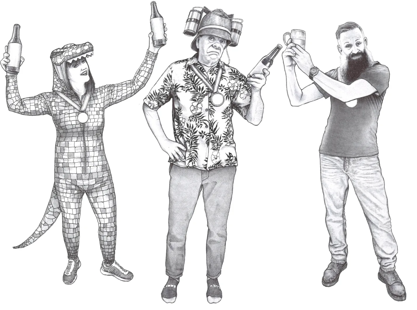 James Bible Brewery Olympics illustration