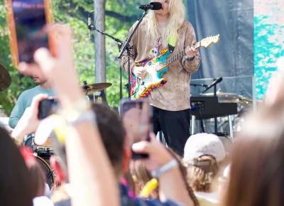 Live singer at Kilby Block Party