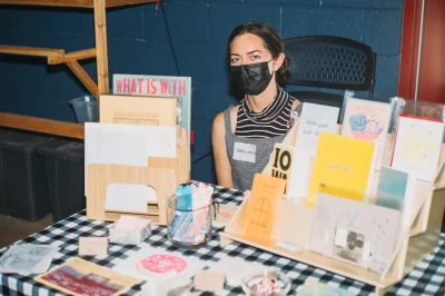 Sara Luz Jensen and her zine Wild Existential Trash.