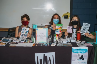 (L–R) Trin-Aber Martin, Maddie Prado and Ivy Smith.