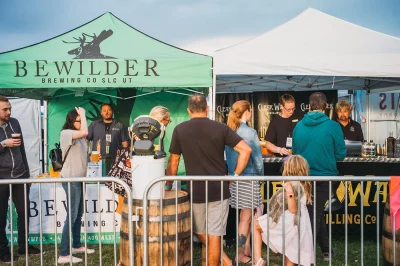 Bewilder Brewing Co. and Clear Water Distilling Co. were on hand distributing drinks in the VIP area. (Photo: @clancycoop)