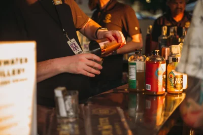 Clear Water Distillery Co. had unique cocktails in the VIP section. (Photo: @clancycoop)