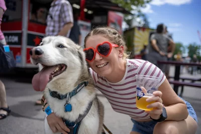 Dogs are always welcome at DIY Fest.