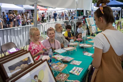 At Bookin' Progress, Irie and Maisie Baird make custom scrapbooks.