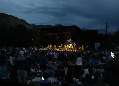 View from the top of the Amphitheatre during the cool, summer night show. (Photo: LmSorenson.net)