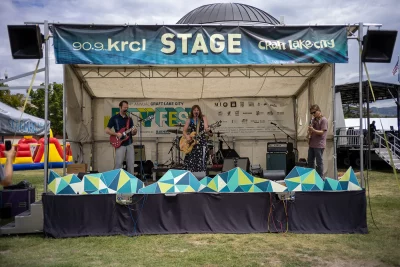 Salduro played a wild set at the KRCL Stage.