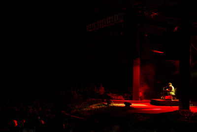 The crowd at Red Butte Gardens on 08.29.22 fell in love with José González' lullabies.(Photo: Jovvany Villalobos)