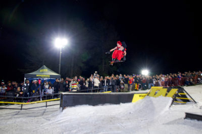 Noah Rodarte going big for the crowd at Shred Fest '22. (Photo: Jovvany Villalobos)