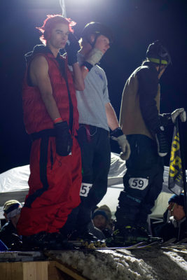 Skiers getting ready for the finals to start. (Photo: Jovvany Villalobos)