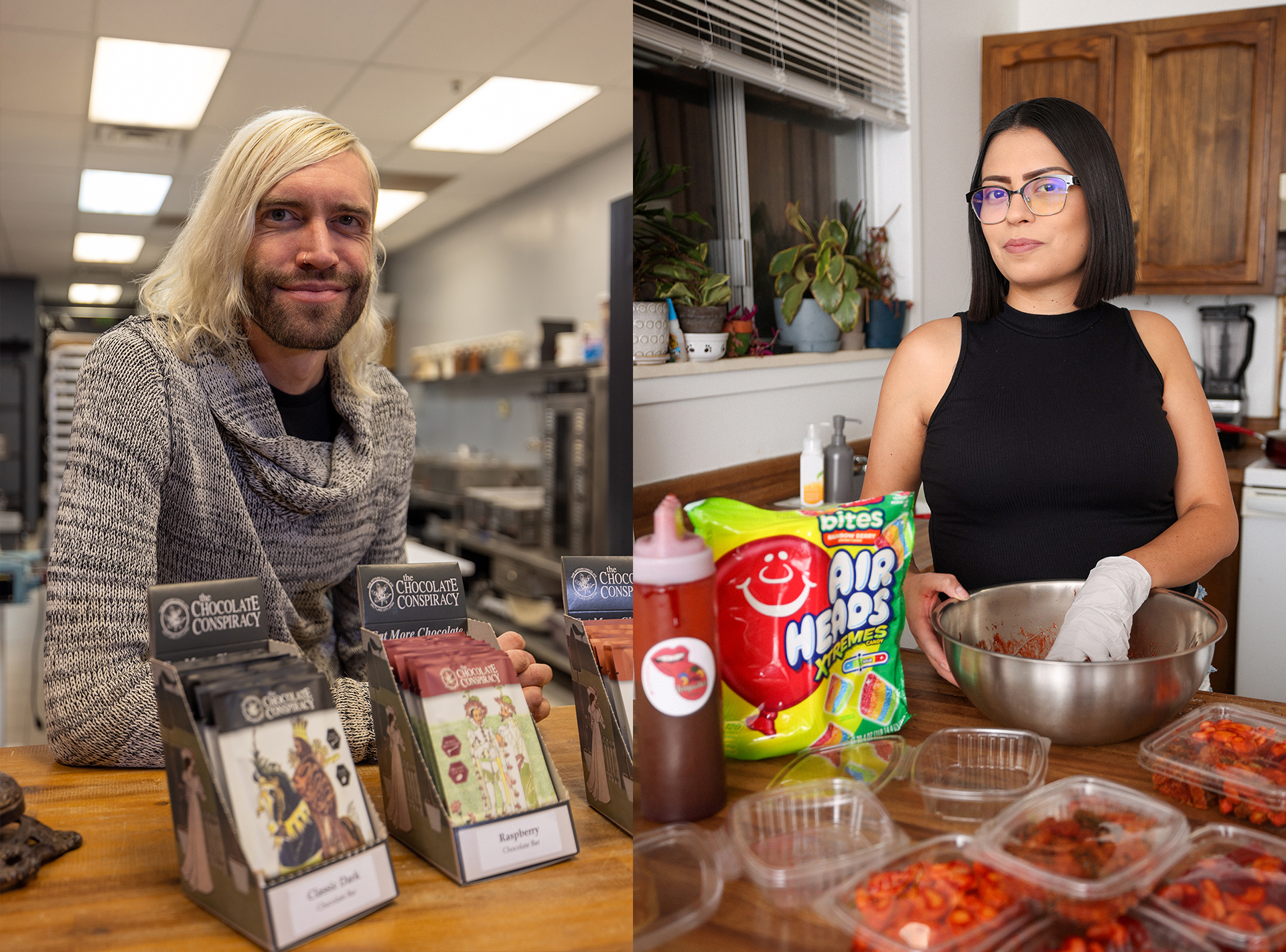 Here are two distinct, accomplished and contrasting local candy makers—the cocoa creations of The Chocolate Conspiracy and the spicy sweets of Lenguitas Chamoy.