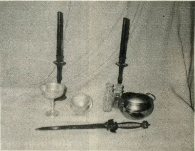 Wiccan craft materials.