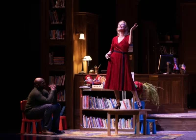 Corey Jones and Carrie Paff in A Distinct Society