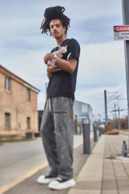 "I am very heavily influenced by the fashion culture in Japan and their style of clothing," Mann says. (Photo: John Taylor)