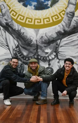 The trio shares a Mexican-American heritage and a West Side upbringing, and each member has a distinct style they bring to their collaborations.