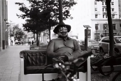 “Bike Taxi,” 35mm film, 2019.