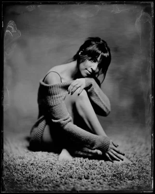 “Brianna,” Wet Plate Tintype, 2022. Photo: Brett Briggs