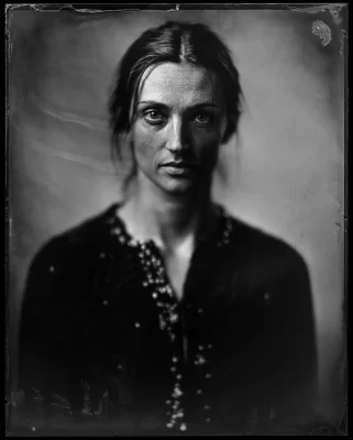 “Mackenzie,” Wet Plate Tintype, 2022. Photo: Brett Briggs