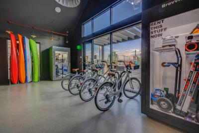 NOVEL Daybreak's gear share program provides cost effective rental opportunities to residents. Photo courtesy of NOVEL Daybreak