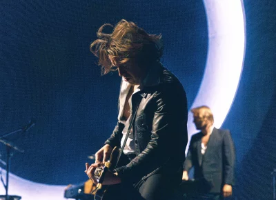 Jamie Cook plays guitar for Arctic Monkeys.