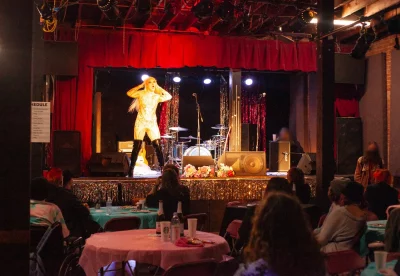 Lavender Couture performing main stage. They were introduced to be a newer performer but performed like a seasoned veteran. Photo: Abel Cayas