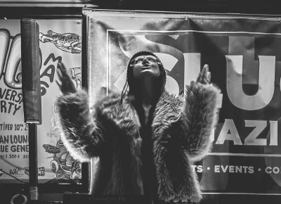 Supernovaa commanding the crowd. Photo: Bonneville Jones.