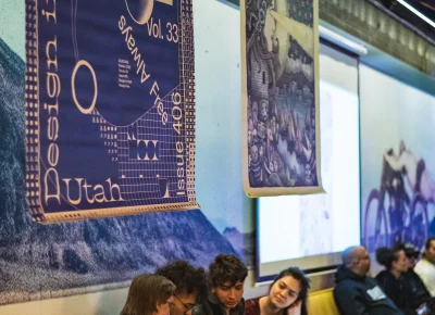 Attendees enjoyed the retro decor of Blue Gene's.