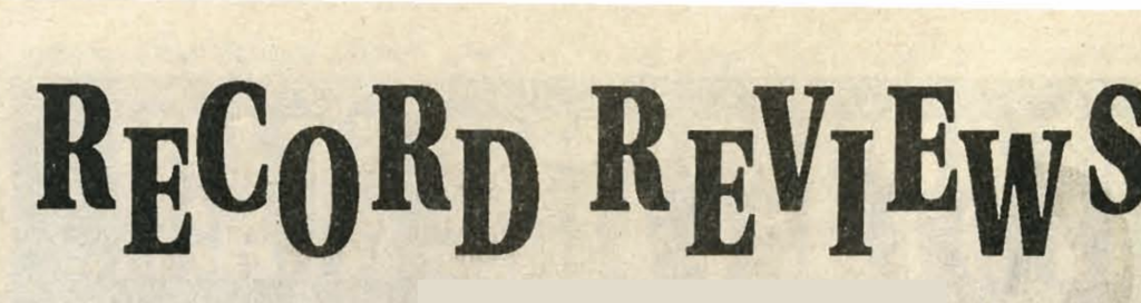 Record Review: December 1993