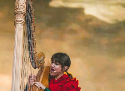 Joanna Newsom performs at Kilby Block Party.