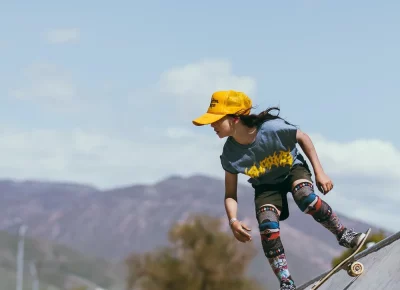 A skater rides in the SkullCandy Crusher Cup at Kilby Block Party.