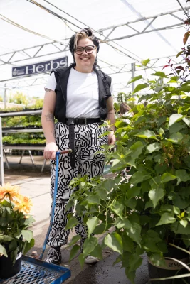 Sant's art is inspired by architecture and film he enjoys. Photo: John Taylor.