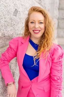 Crystal Young is shown standing.