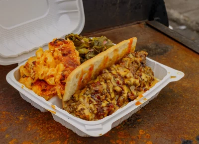 You won't regret taking a bite out of their Famous Chop Cheese. Photo: Talyn Behzad