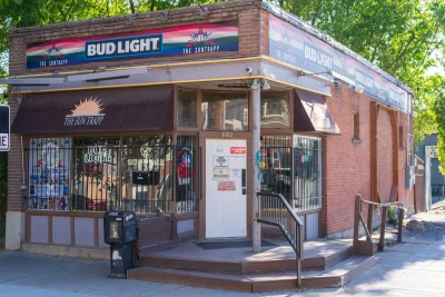 The exterior of The SunTrapp. 