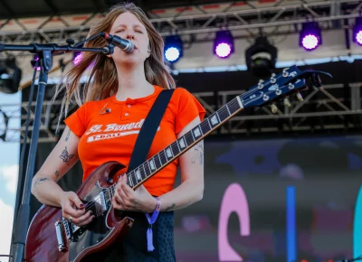 Slow Pulp performs at Kilby Block Party.