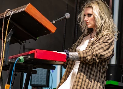 Blue Rain Boots performs at Kilby Block Party.