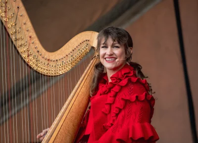 Joanna Newsom performs at Kilby Block Party.