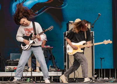 Peach Pit performs at Kilby Block Party.