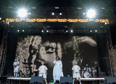 Santigold performs at Kilby Block Party.