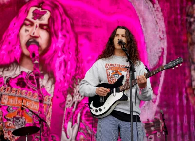 Peach Pit performs at Kilby Block Party.