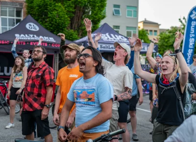 Participants were thrilled to hear the winners announced. Photo: Ashley Christenson.