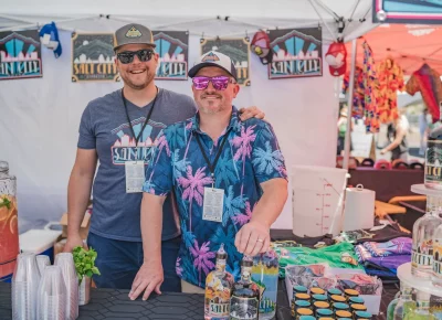 Salt City Distillery shows off their classic spirits as well as their newest gin. Photo: Talyn Behzad.