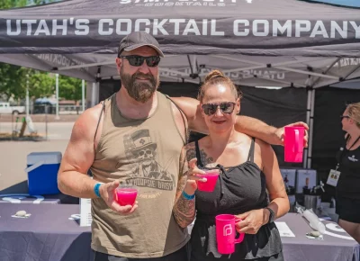 Cocktails come in many colors throughout the festival courtesy of Simplicity Cocktail Company. Photo: Talyn Behzad.