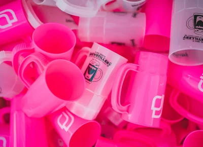 The mug collection waits patiently for the next Brewstillery. Photo: Talyn Behzad.