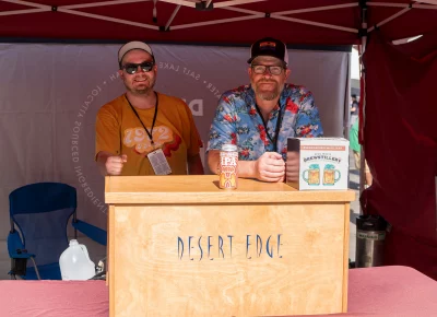 Local favorite Desert Edge served up refreshing drinks. Photo: Chay Mosqueda.