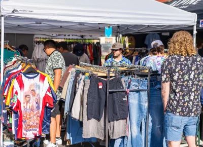 It wasn’t just food and drinks here and Brewstillery, there was thrifting to be had as well. Photo: Chay Mosqueda.